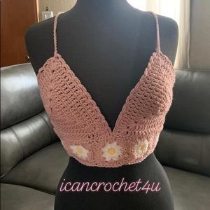 Handmade crochet crop top